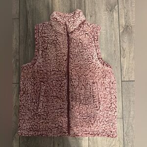 Arizona Jean Company Pink Sherpa Vest